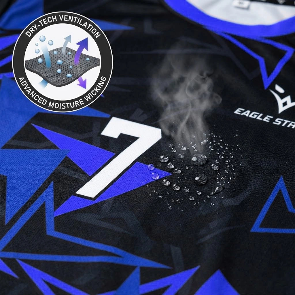 Football Kit Adult & Kids - Blue - D2