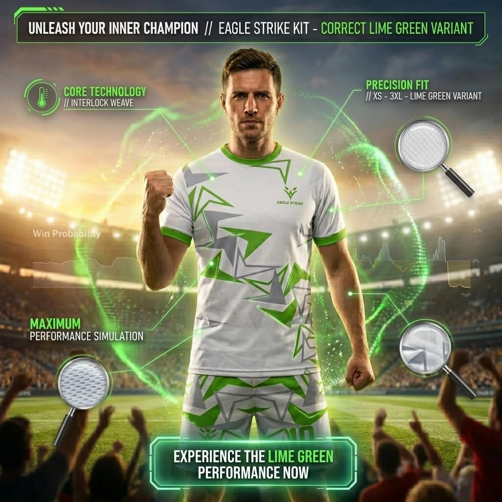 Football Kit Adult & Kids - Green - D2