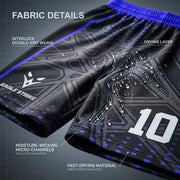 Soccer Uniform Adult & Kids - Blue - D3
