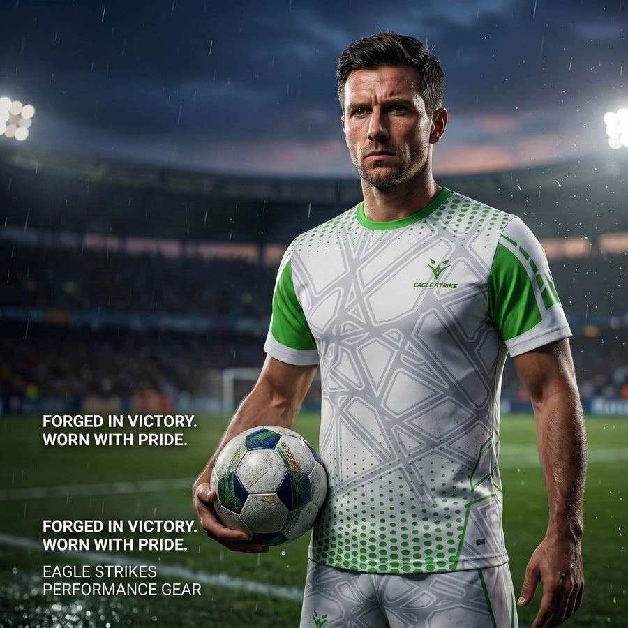 Soccer Uniform Adult & Kids - Green - D3
