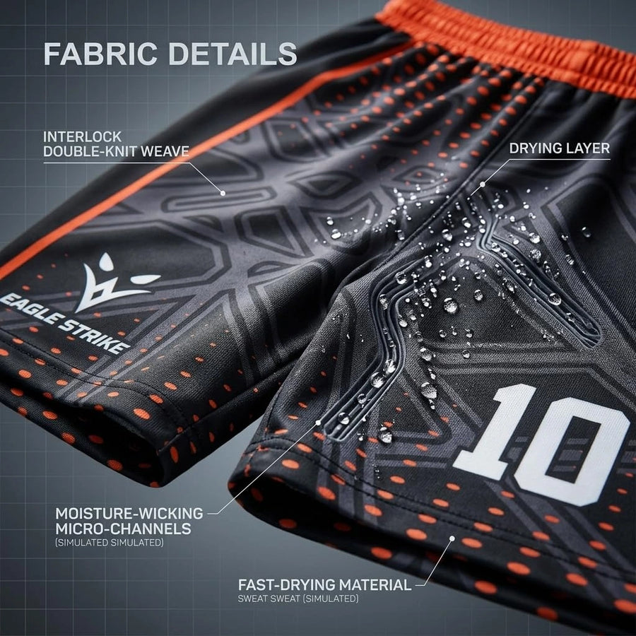 Soccer Uniform Adult & Kids - Orange - D3