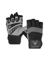 Wrist Support Gym Gloves –– Black & Grey