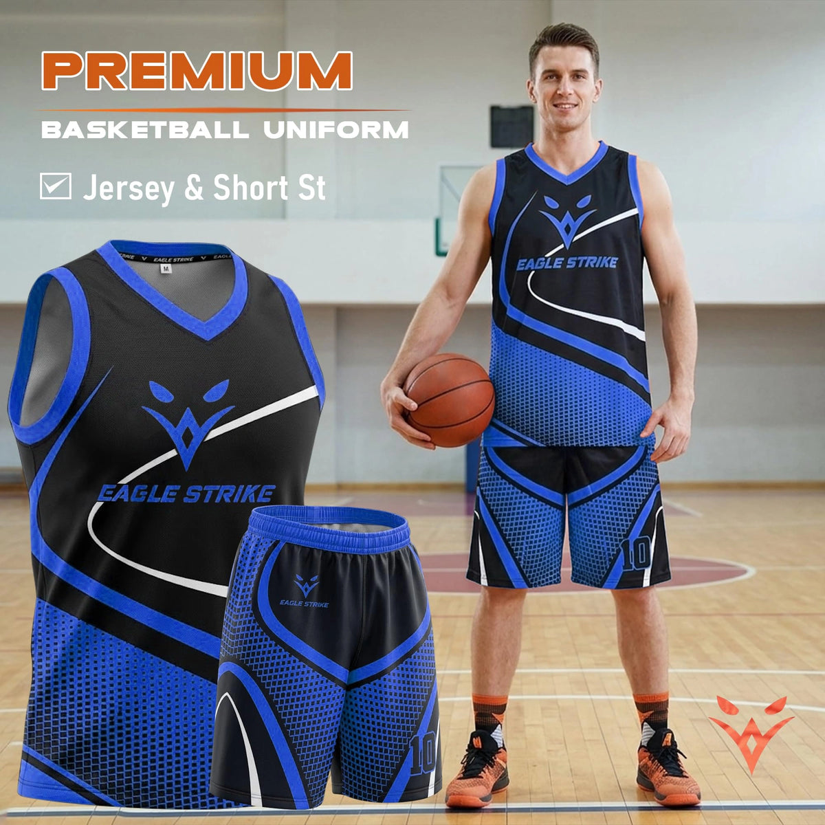 Basketball Kit — Blue D1