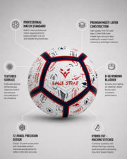 Eagle Strike Football Tough-N-Ready - Lasts Up to 12 Months vs Ordinary Soccer Balls