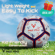 Eagle Strike Soccer Ball - Satisfying Playing Experience with Machine Stitched Construction