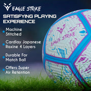 Eagle Strike Blue Purple Football Goalkeeper Save - Kick Up Your Winning Spirit