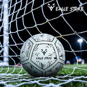Eagle Strike White Professional Match Football Size 5 - Premium Multi-Layer Construction PU Outer Layer EVA Foam