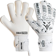 Soccer Goalkeeper Gloves Giga Grip V1.0 Fingers protection All Black