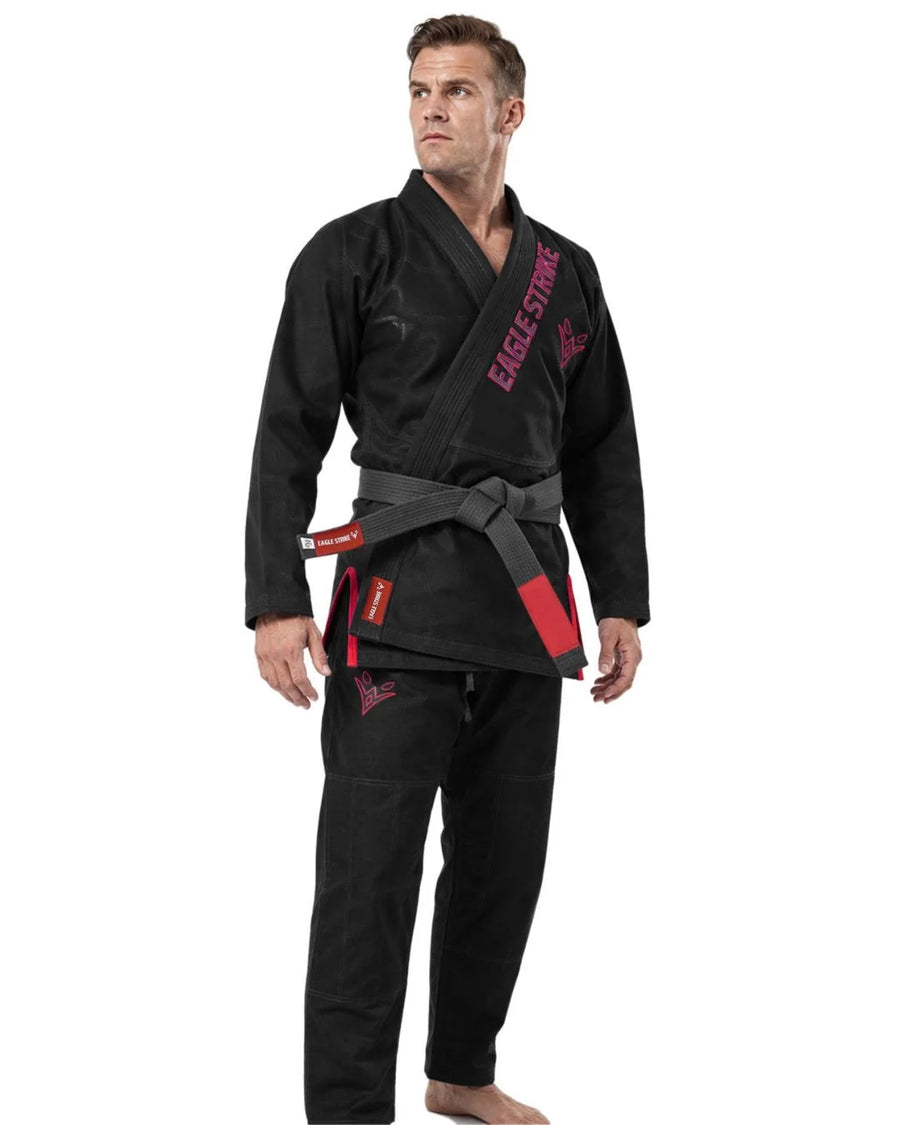 Eagle Strike Premium BJJ Gi – Jiu Jitsu Gi Soft Lightweight Martial Arts Uniform 100% Cotton – Kids & Adults