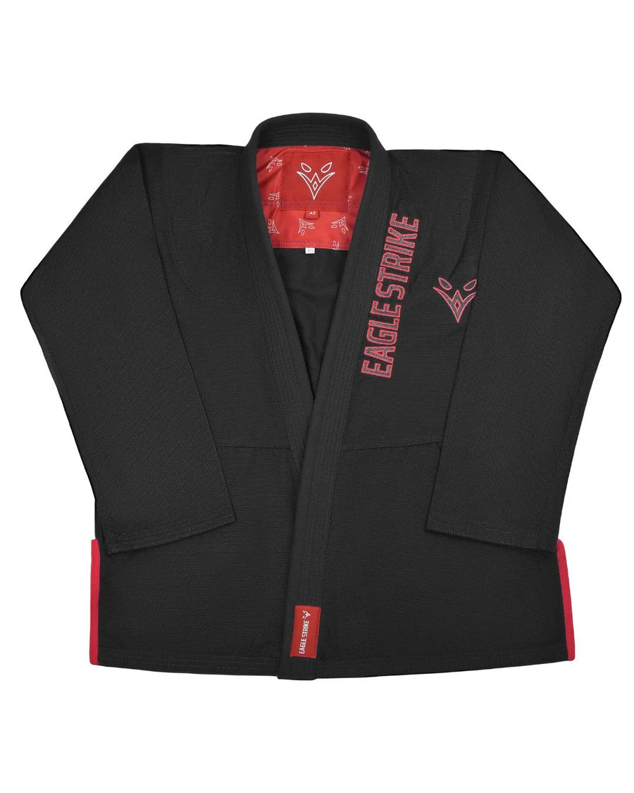 Eagle Strike Premium BJJ Gi – Jiu Jitsu Gi Soft Lightweight Martial Arts Uniform 100% Cotton – Kids & Adults