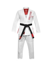 Eagle Strike Premium BJJ Gi – Jiu Jitsu Gi Soft Lightweight Martial Arts Uniform 100% Cotton – Kids & Adults – White
