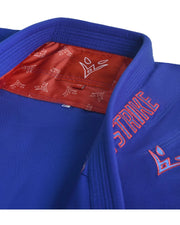 Eagle Strike Premium BJJ Gi – Jiu Jitsu Gi Soft Lightweight Martial Arts Uniform 100% Cotton – Kids & Adults – Blue