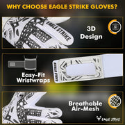 Soccer Goalie Gloves - Extreme Grip German Sticky Latex & Built-in Finger Spines Pro-Level Gloves