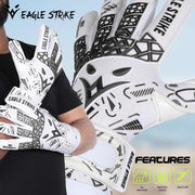 Soccer Goalie Gloves - Extreme Grip German Sticky Latex & Built-in Finger Spines Pro-Level Gloves