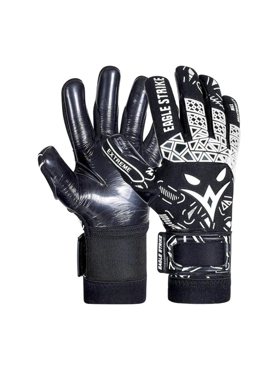 Soccer Goalie Gloves - Extreme Grip German Sticky Latex & Built-in Finger Spines Pro-Level Gloves
