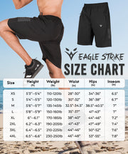 Eagle Strike Casual Athletic Shorts Black