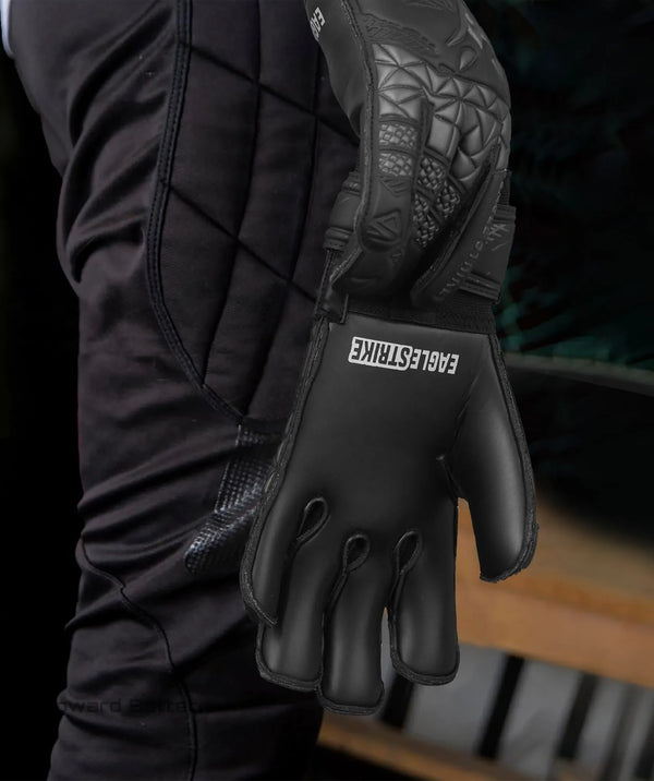Eagle Strike Pro Goalkeeper Gloves - Stealth Black