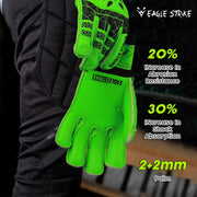Eagle Strike Pro Goalkeeper Gloves - Neon Green