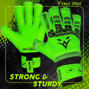 Eagle Strike Pro Goalkeeper Gloves - Neon Green