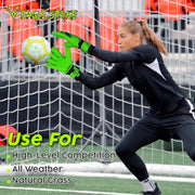 Eagle Strike Pro Goalkeeper Gloves - Neon Green
