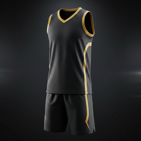 Eagle Strike Basketball Kit – Black & Gold