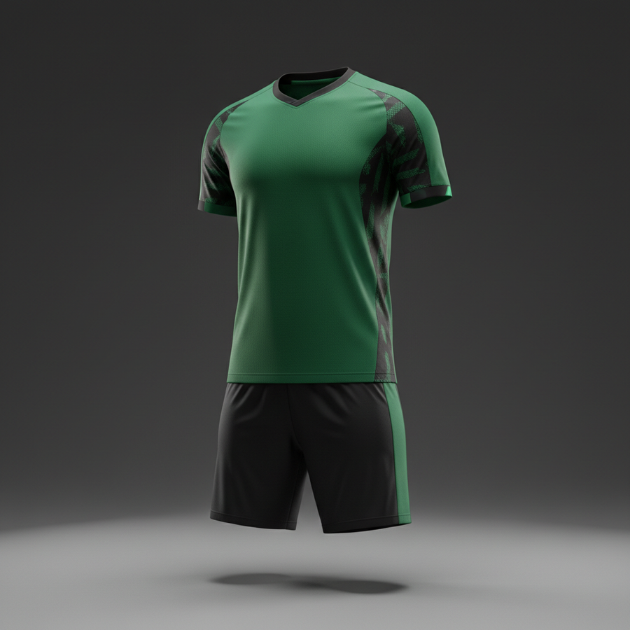 Eagle Strike Soccer Kit Green Black UAE